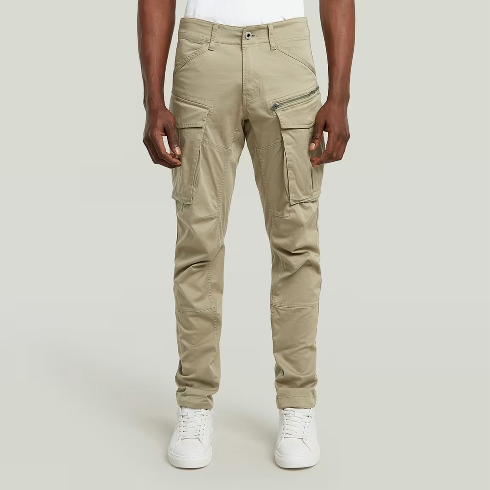 G-Star Raw Rovic Zip 3D Regular Tapered Cargo Pants Mens 31x32 Elephant Skin New